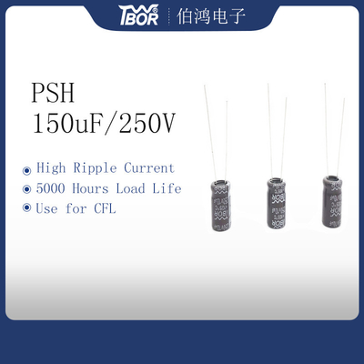 Η ευρεία θερμοκρασία 22X35MM πυκνωτής 10uf 250v για την ενέργεια σώζει το λαμπτήρα