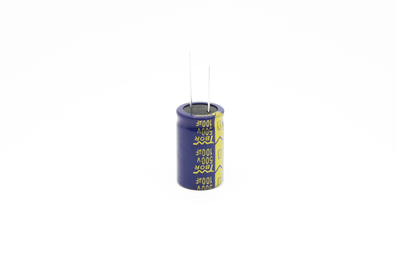 100uF500V ελαφρύς πυκνωτής 22x35mm των οδηγήσεων