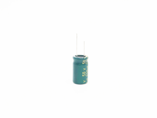 10X16mm ηλεκτρολυτικός πυκνωτής αργιλίου πυκνωτών 220UF50V των οδηγήσεων ελαφρύς