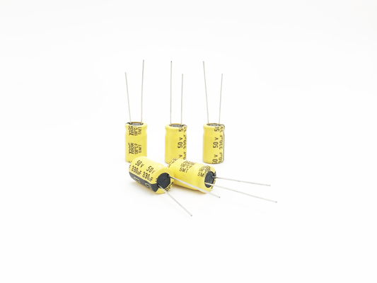 Μακράς διαρκείας πυκνωτής 330UF50V 10X16MM 10000 ωρών εξαιρετικά