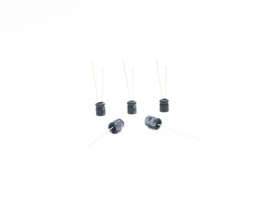 Ακτινωτός μικροσκοπικός πυκνωτής 220UF16V 6.3X11mm μολύβδου