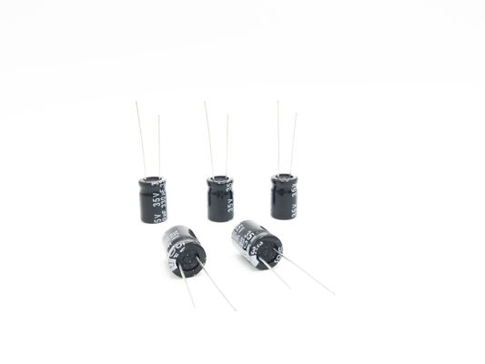 Μικροσκοπικός πυκνωτής 330UF35V 10X15mm του TW BOR ακτινωτοί ηλεκτρολυτικοί πυκνωτές