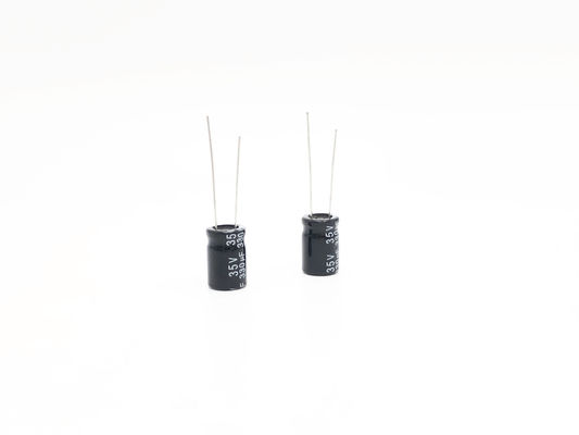Μικροσκοπικός πυκνωτής 330UF35V 10X15mm του TW BOR ακτινωτοί ηλεκτρολυτικοί πυκνωτές