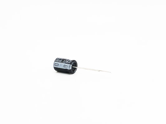 Μικροσκοπικός πυκνωτής 330UF35V 10X15mm του TW BOR ακτινωτοί ηλεκτρολυτικοί πυκνωτές