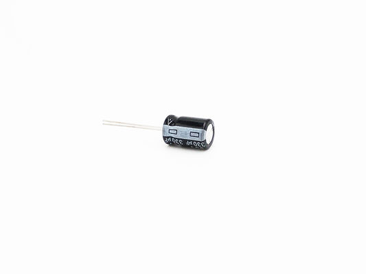 Μικροσκοπικός πυκνωτής 330UF35V 10X15mm του TW BOR ακτινωτοί ηλεκτρολυτικοί πυκνωτές