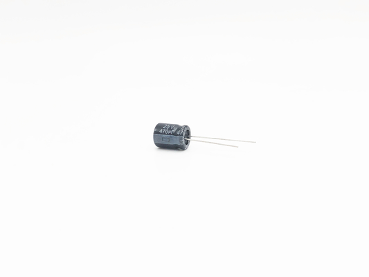 μικροσκοπικοί ηλεκτρολυτικοί πυκνωτές 470uf 25v 10X13mm 2000 ζωή φορτίων ωρών