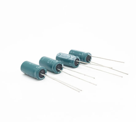 ISO9001 8X16MM ακτινωτοί ηλεκτρολυτικοί πυκνωτές 10UF200V αργιλίου