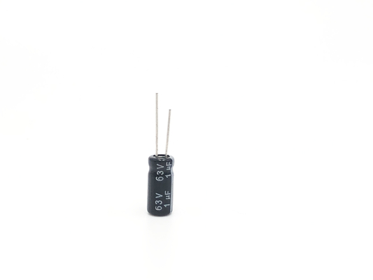 υψηλής θερμοκρασίας κυκλώματα πυκνωτών 5x11mm 1UF 63V ακτινωτά ηλεκτρολυτικά