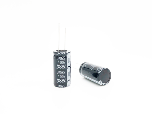 ακτινωτός ηλεκτρολυτικός πυκνωτής 22X25mm 220uF 200V 2000 ζωή φορτίων ωρών
