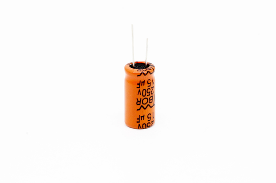 ηλεκτρολυτικός πυκνωτής αργιλίου 15uF 250V μακρά ζωή 10000 ωρών