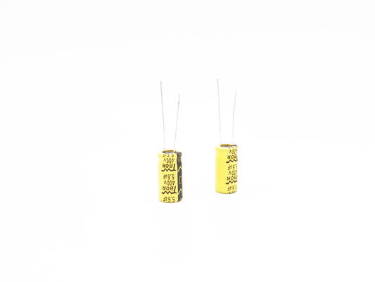 Ελαφρύς πυκνωτής 5.6UF 400V 10x20mm των υψηλής θερμοκρασίας οδηγήσεων κυκλωμάτων