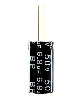 ο ακουστικός πυκνωτής ενισχυτών 10x16mm 5.6uF100V πόλωσε μη χαμηλό D.F.